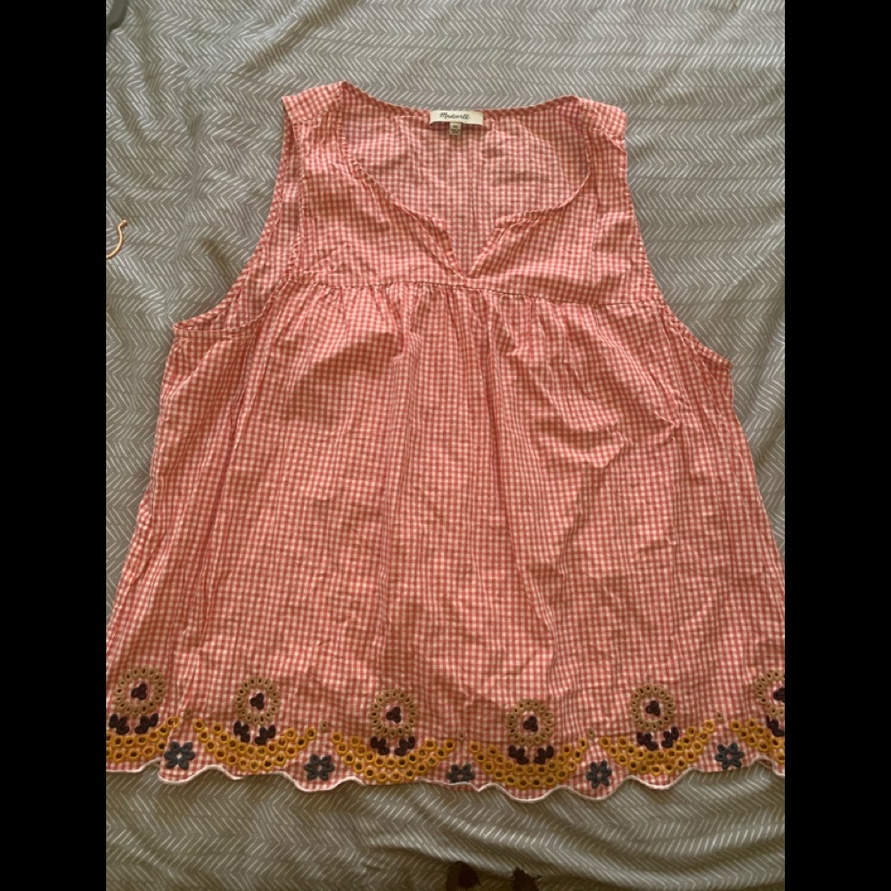 Madewell Gingham Top